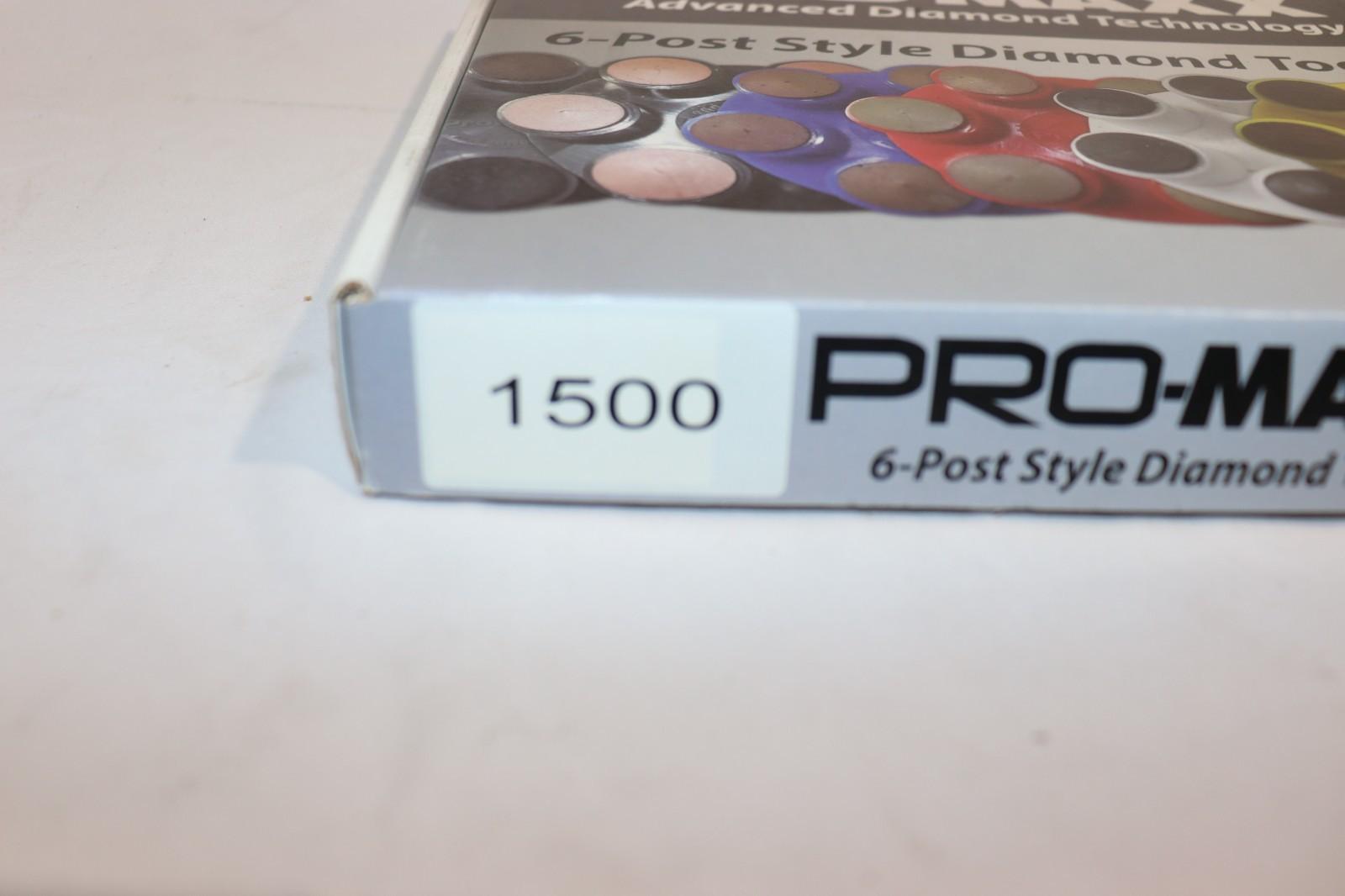 9 Pack - Pro-Max 6 Post Style Diamond DT-6PST1500-CS, 2-3/8", 1500 Grit