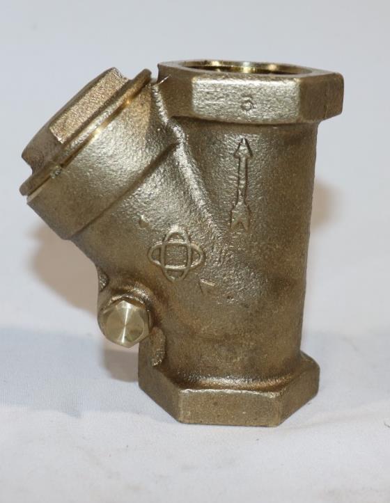 Nibco NL740XA 1" Bronze 125 Swing Check Valve Female NPT Threaded Lead-Free