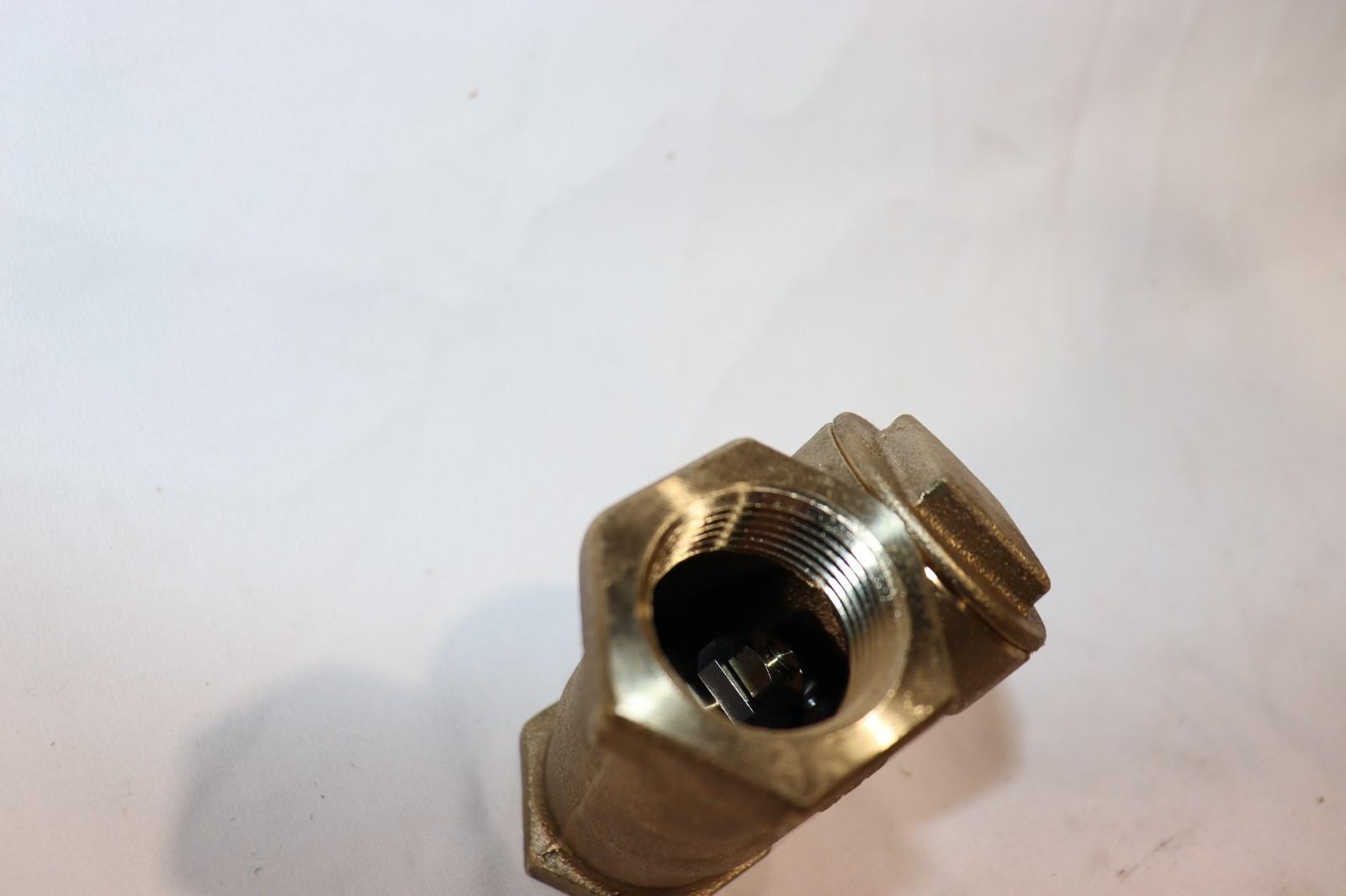 Nibco NL740XA 1" Bronze 125 Swing Check Valve Female NPT Threaded Lead-Free