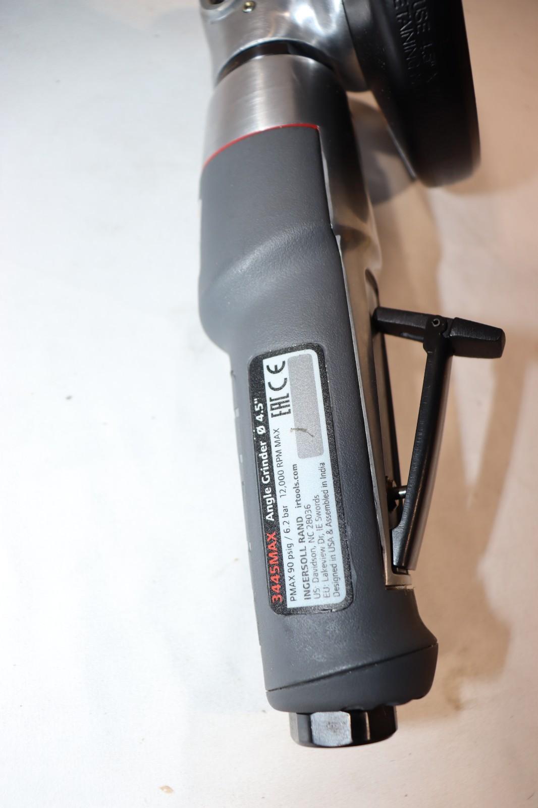 Ingersoll Rand 3445MAX Angle Air Grinder & Cut-off Tool, 4.5" Wheel, M14 Arbor