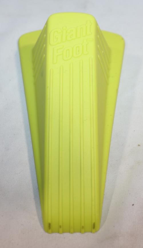 GIANT FOOT 7265 Door Stop Wedge XL, Yellow, 6-3/4" L
