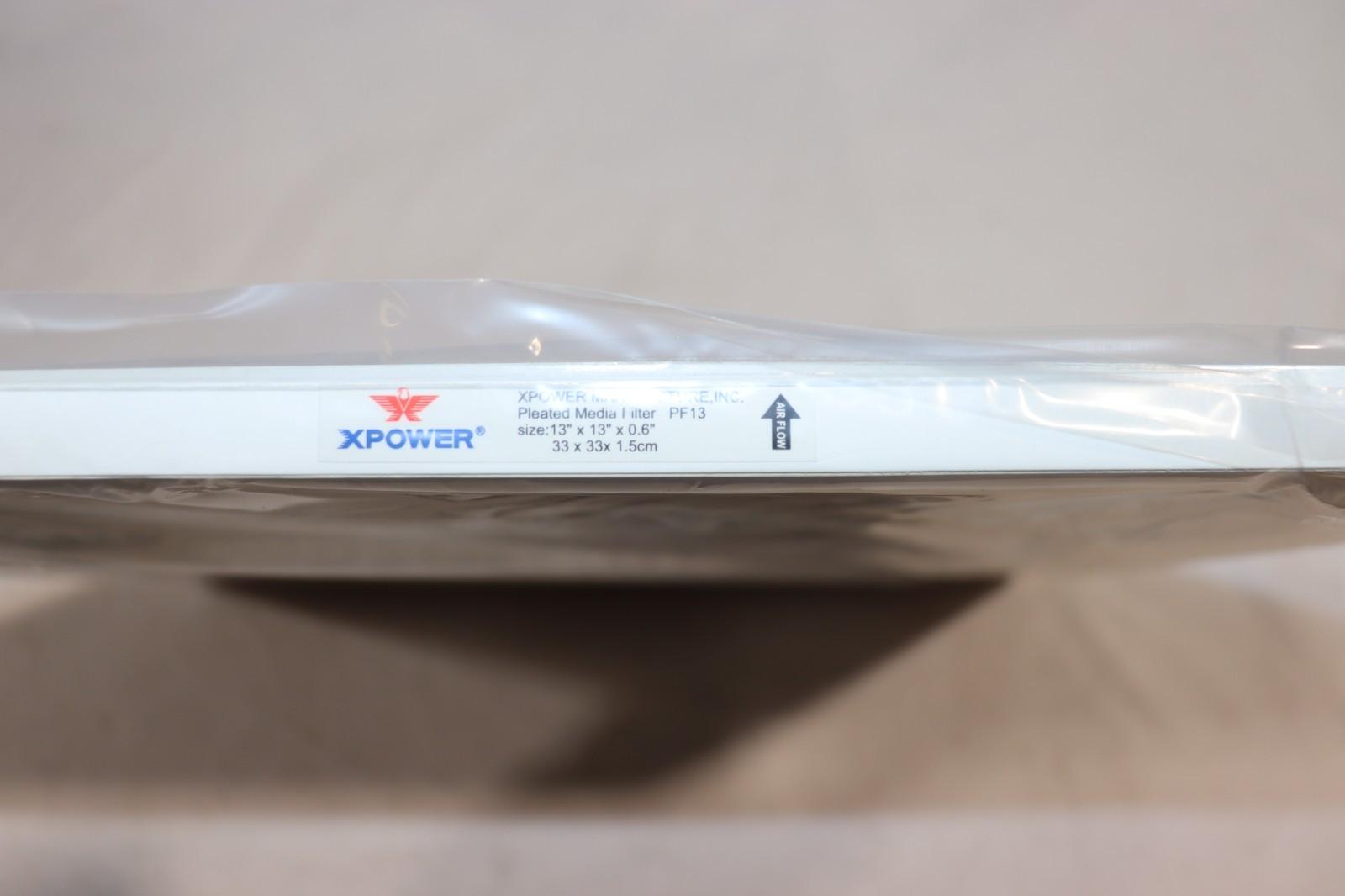 5 Pack XPOWER PF13 Air Scrubber 13″ x 13″ Pleated Media Filter