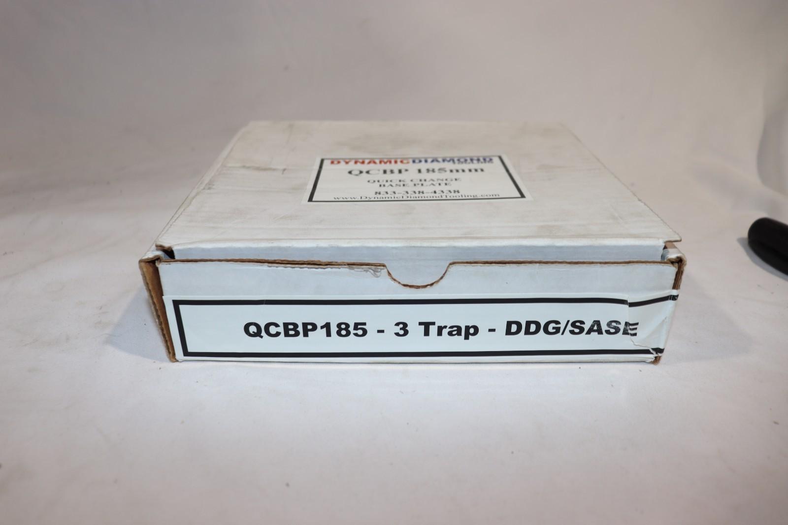 Dynamic Diamond Tooling QCBP185 Quick Change Base Plate, 185mm, 3 Trap