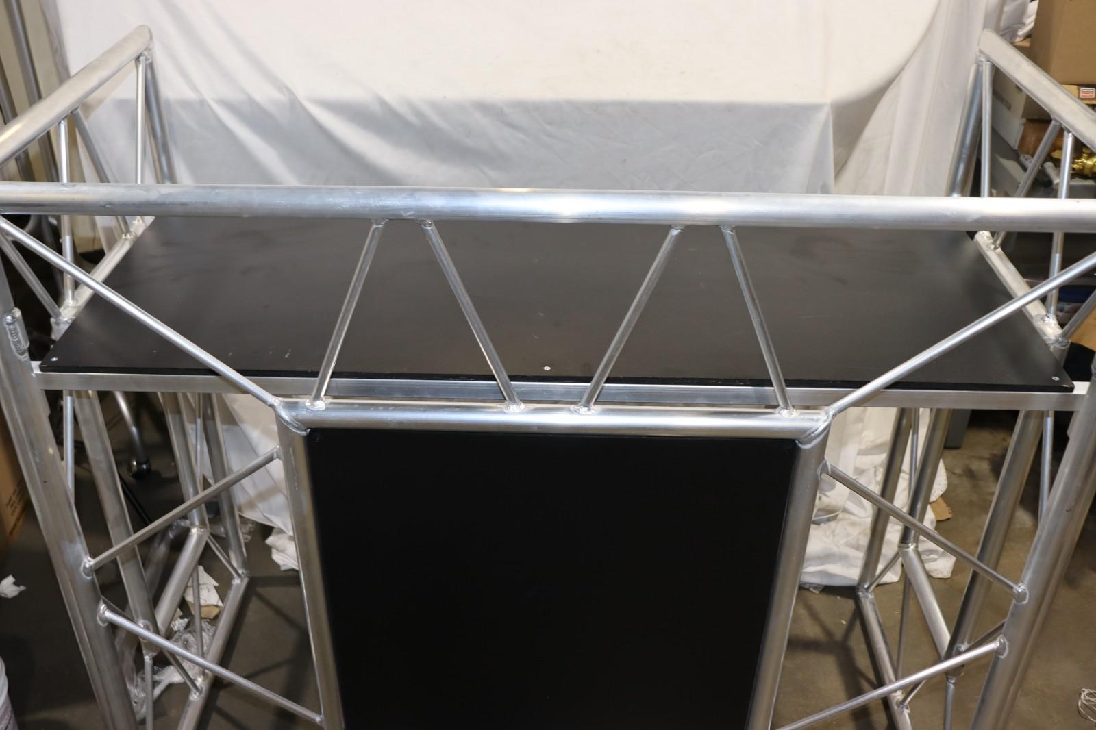 American DJ Pro Event Table 2 Foldable Portable Metal DJ Booth, Used