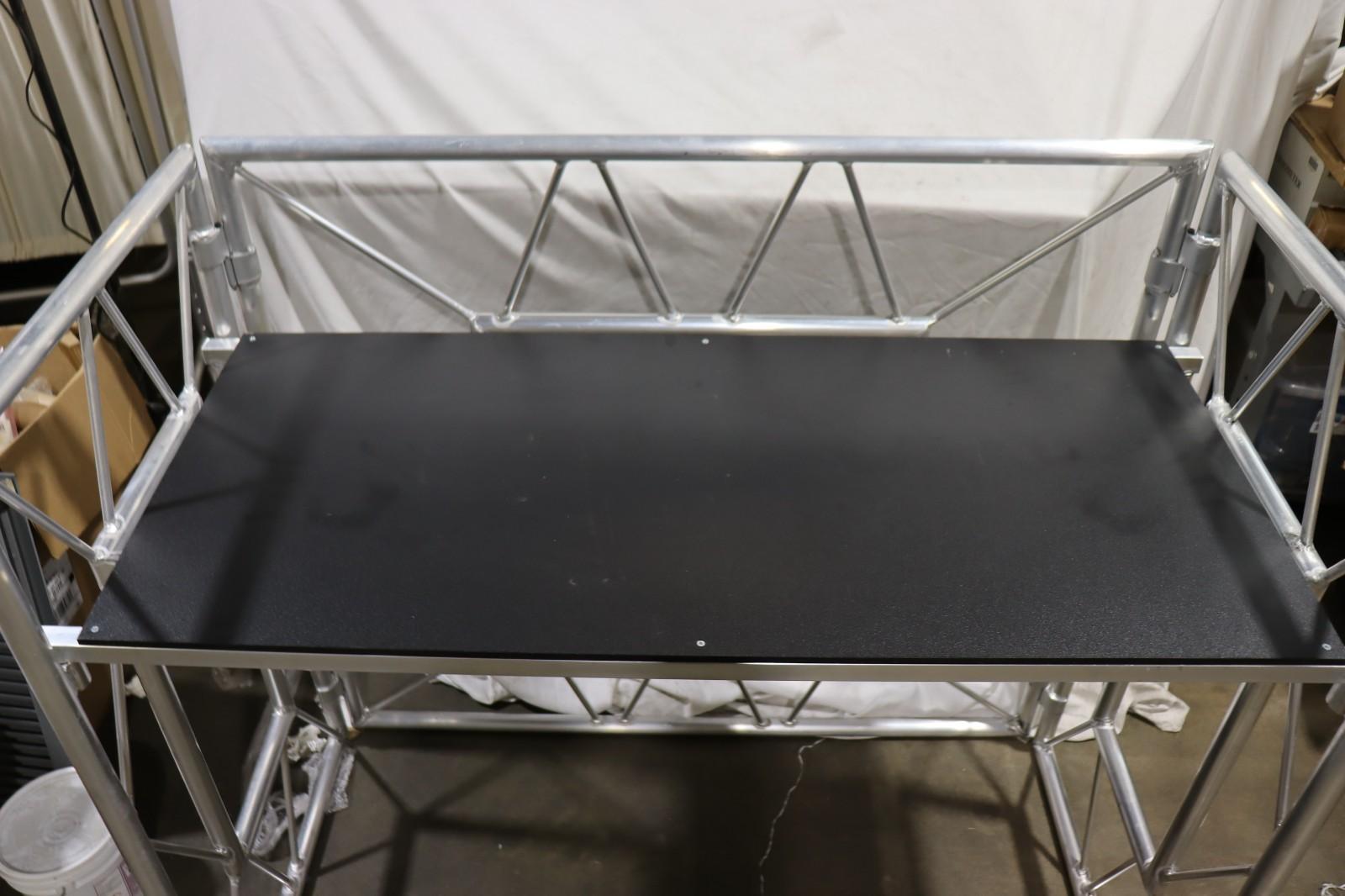 American DJ Pro Event Table 2 Foldable Portable Metal DJ Booth, Used