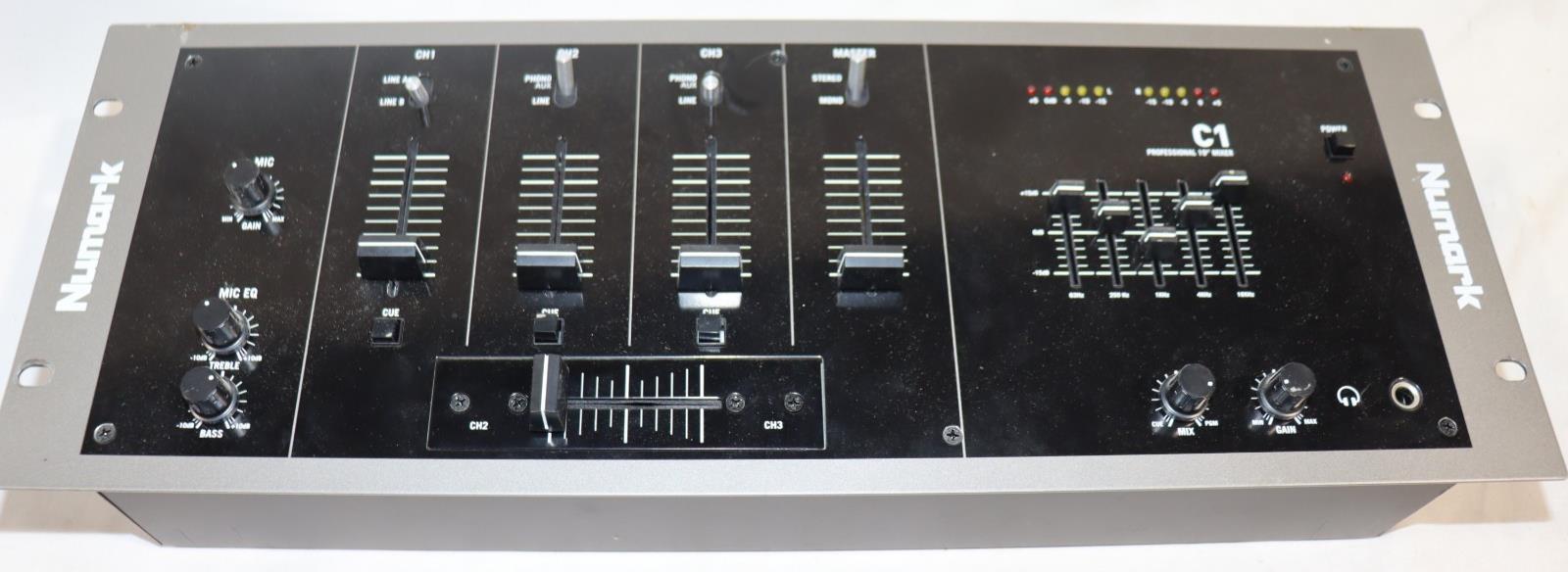Numark C1 Professional 19" DJ Mixer - AC 115/230V