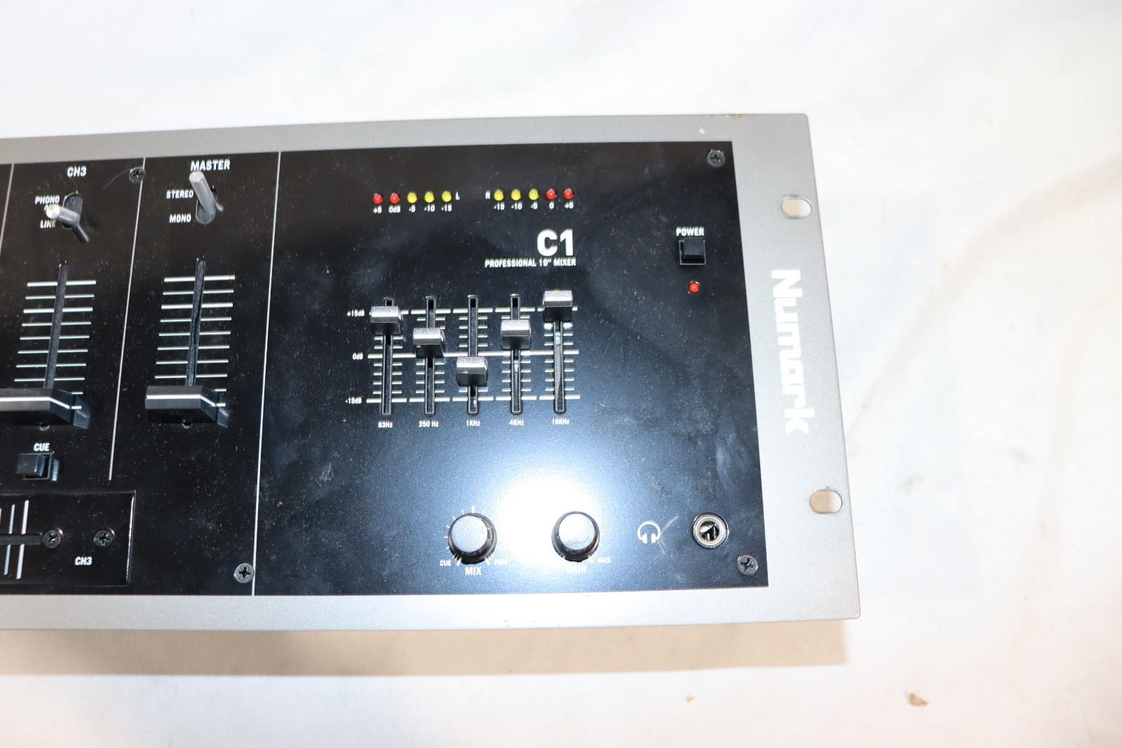 Numark C1 Professional 19" DJ Mixer - AC 115/230V