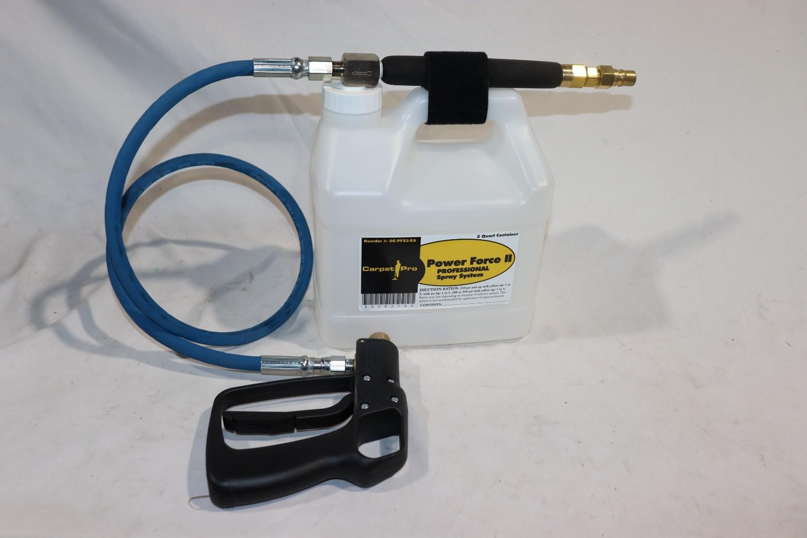 Carpet Pro Powerforce 2 Carpet Cleaning High Pressure In-Line Sprayer Pre-spray