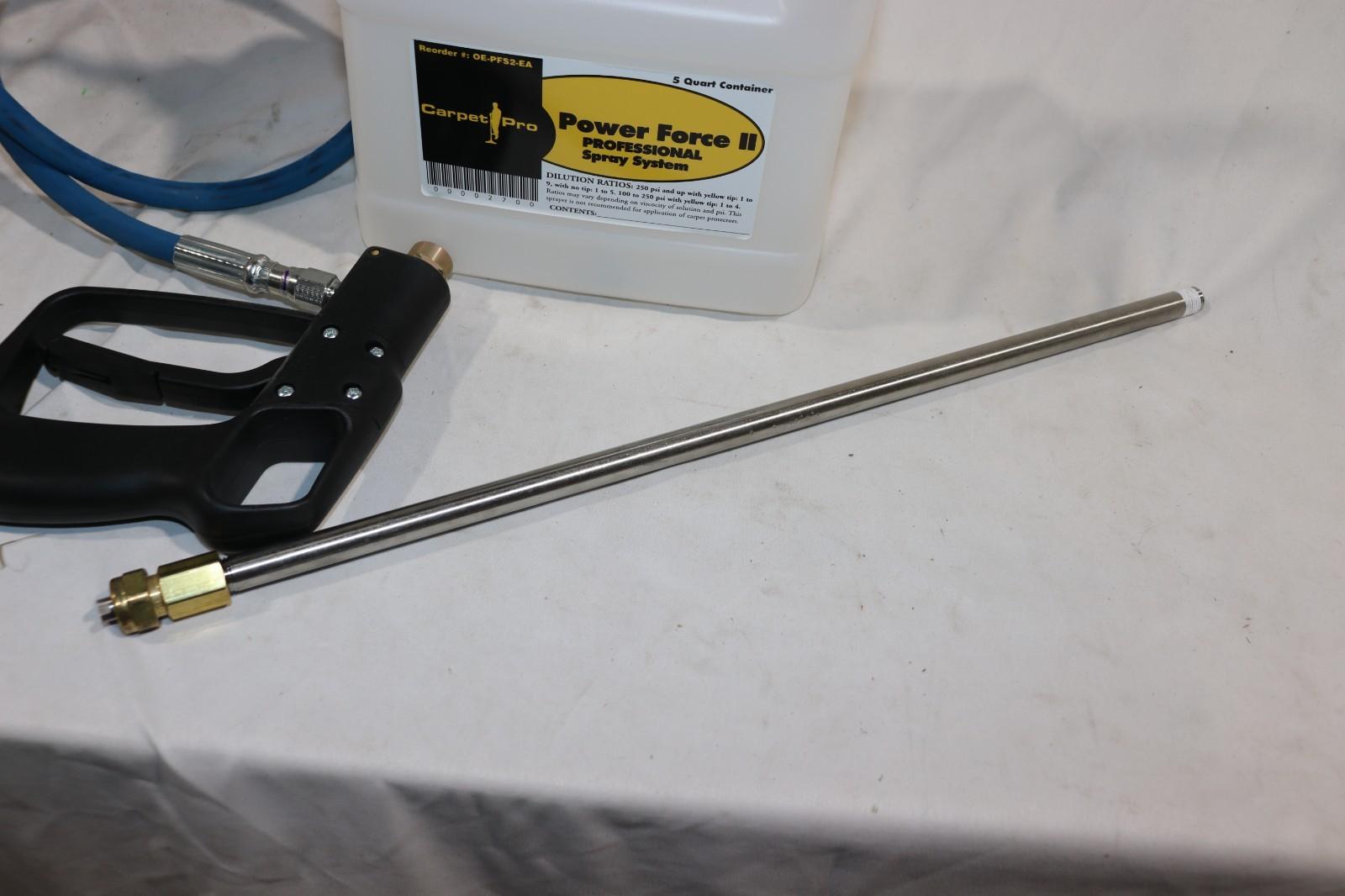 Carpet Pro Powerforce 2 Carpet Cleaning High Pressure In-Line Sprayer Pre-spray