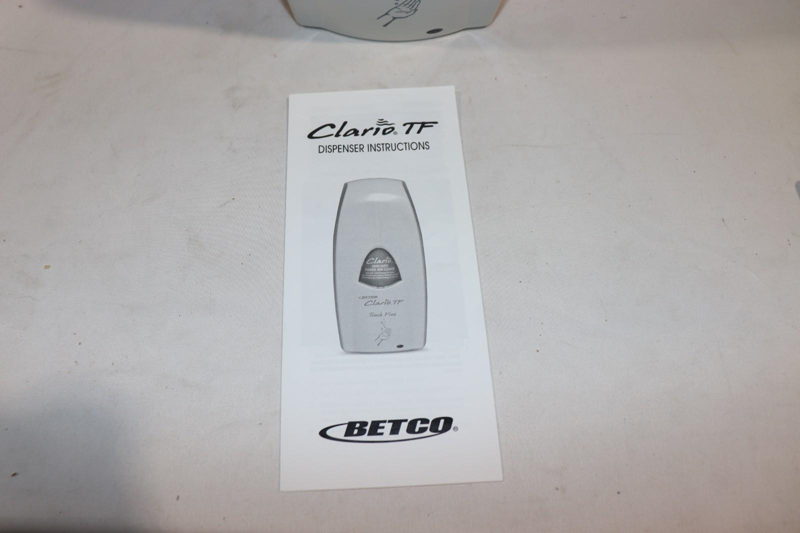 Betco 91866-00 Clario TF Foaming White Touch Free Dispenser, NIB