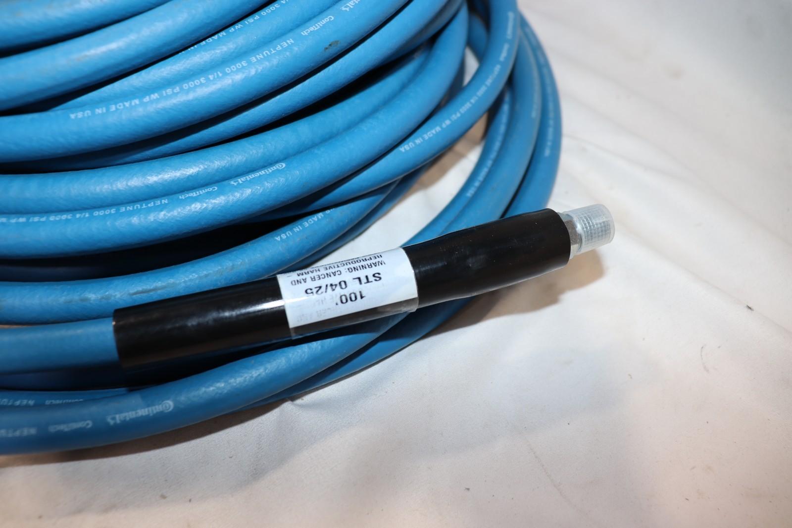 CONTINENTAL PLB02530-100-41 Air Hose, 1/4"I.D., 100 ft. 50JC90