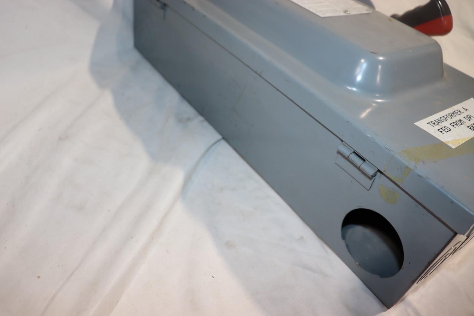 Square D H363 Safety Disconnect Switch 100A 3P 600V Type 1 Indoor 100 Amp Used