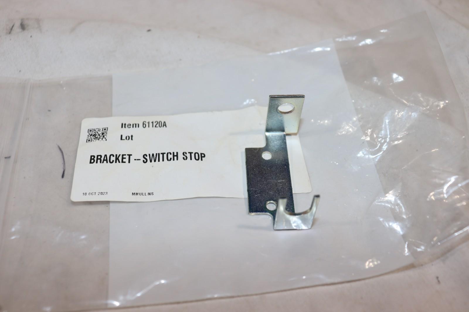 BRACKET-SWITCH STOP 61120A, for Clarke Rotary Sander