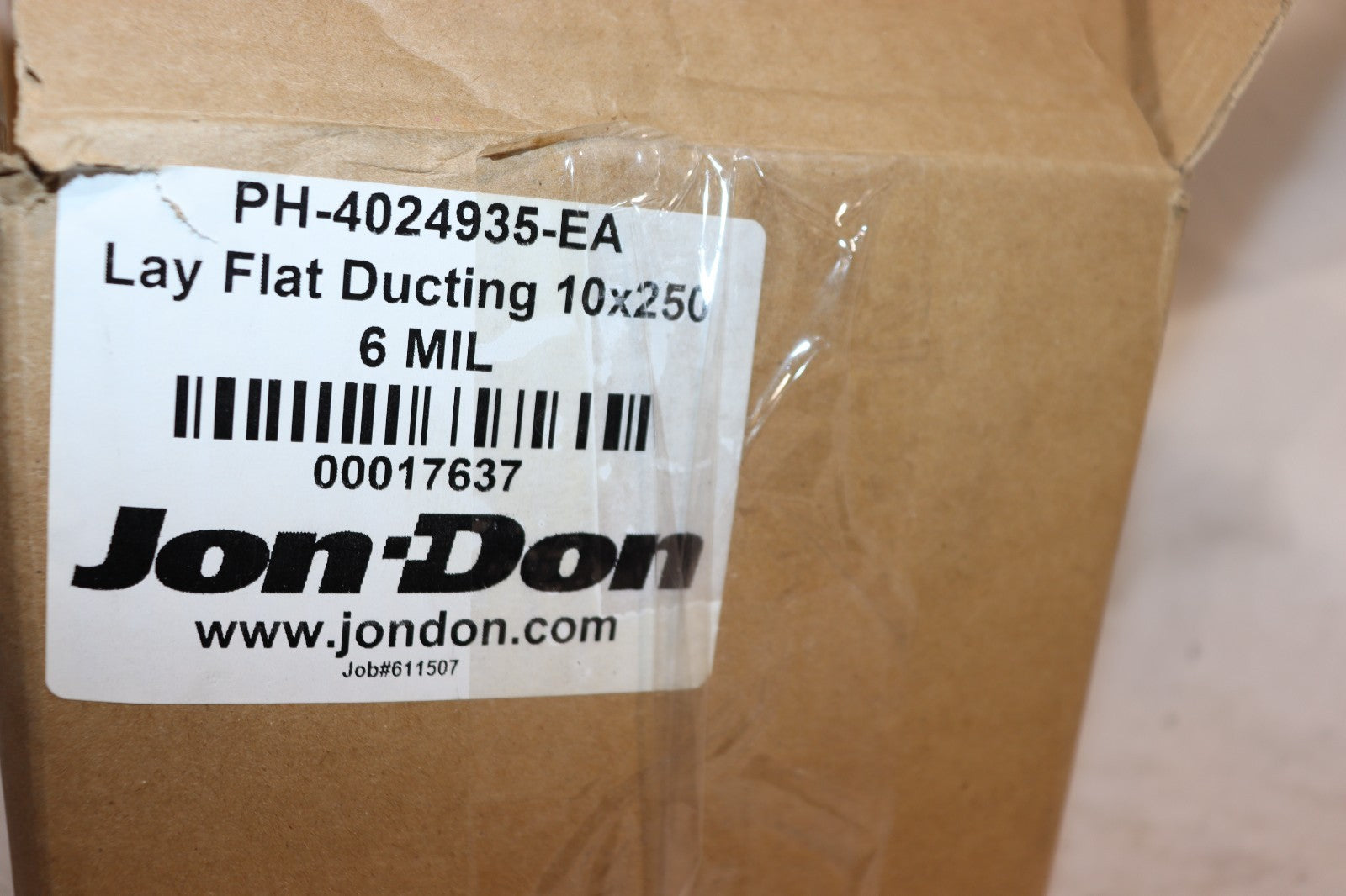 Lay Flat Ducting 10 Inch Round (16in Flat) X250 Ft Long 6mil Dehumidifier Tubing