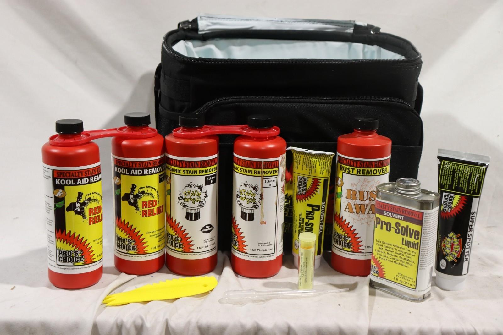 CTI Pro's Choice 11 Piece Stain Removal Kit 4020, w/ Travel Case