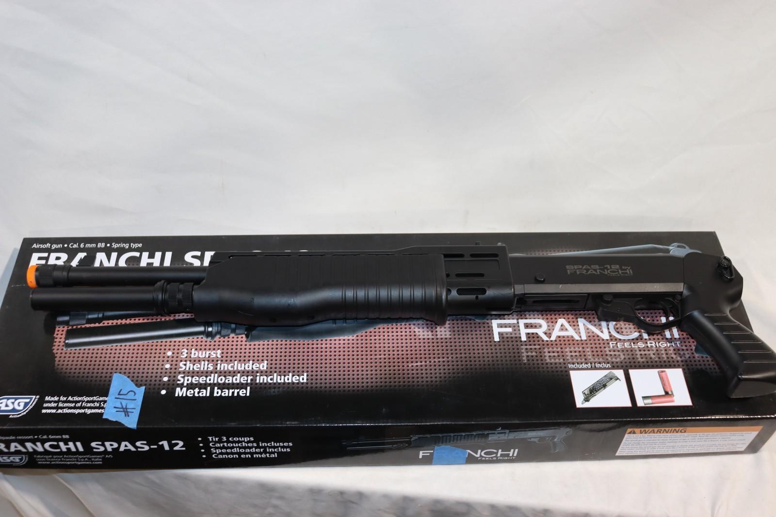 ASG Franchi SPAS-12 3-Burst Airsoft Shotgun, w/ Box