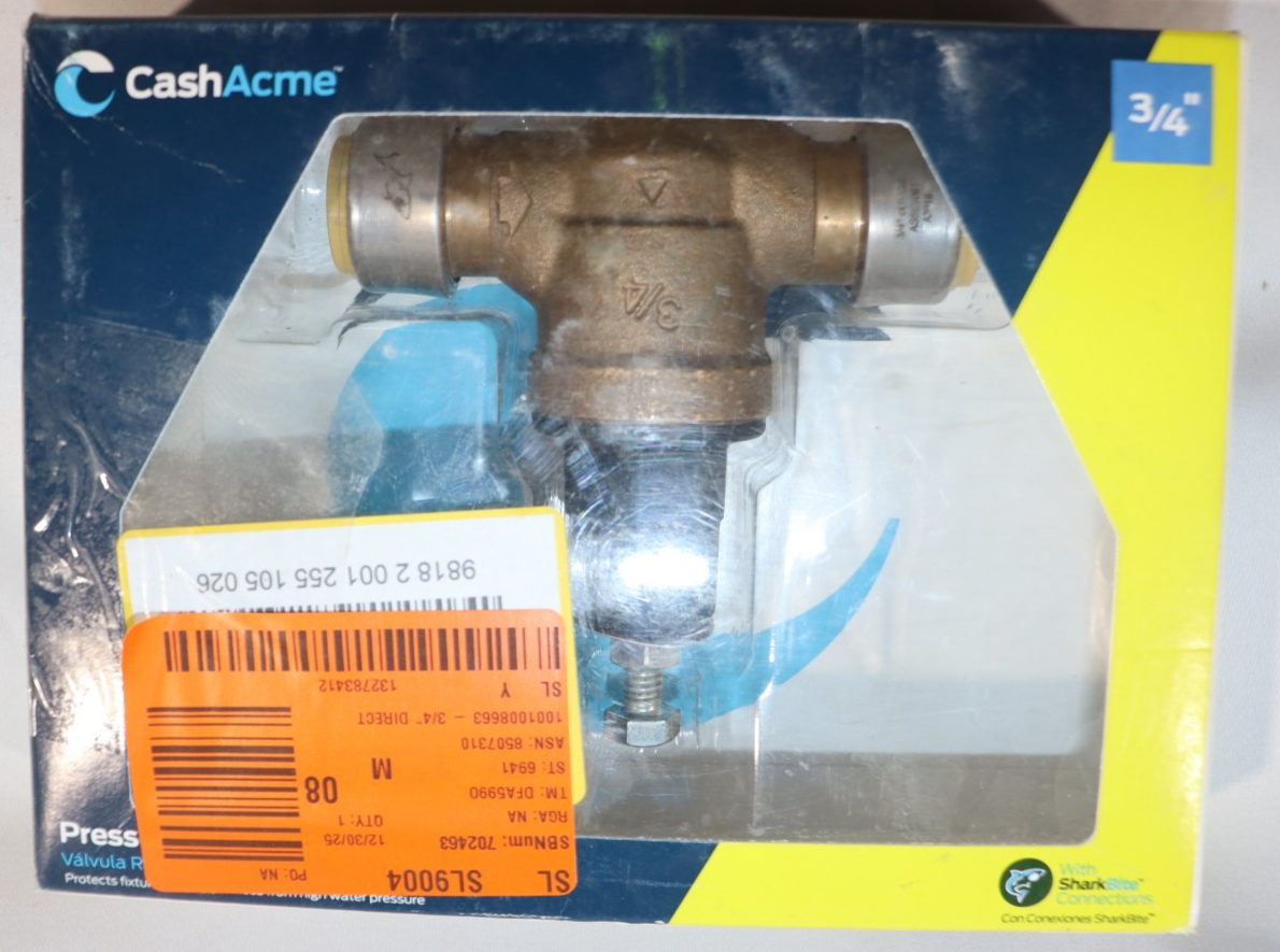Cash Acme Shark Bite 23858-0045 3/4" EB45 Direct Pressure Regulating Valve