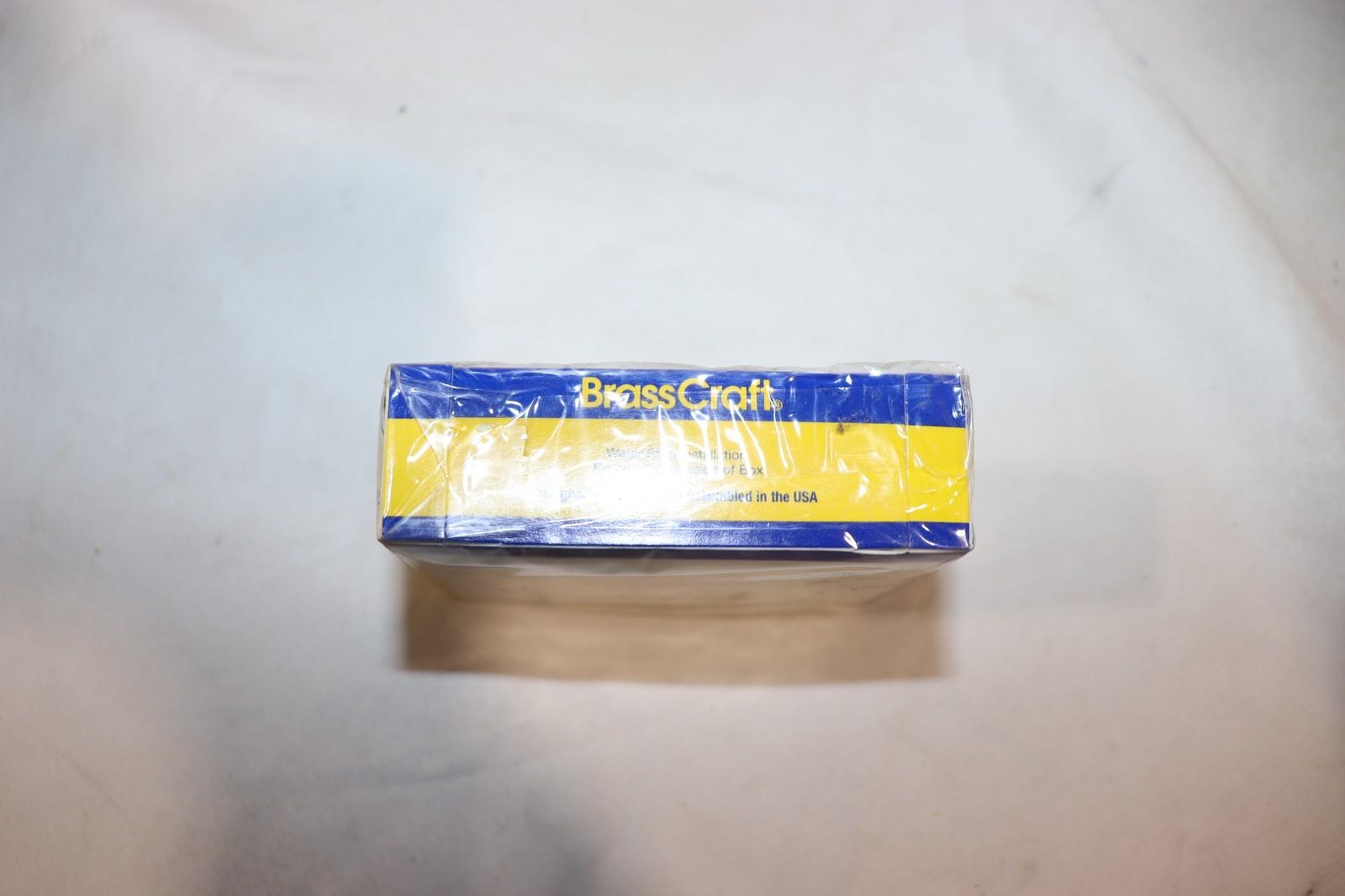 BRASS CRAFT G2PC14X-C Quarter Turn Valve, Push to Connect, 1/2"  x 3/8", Chrome