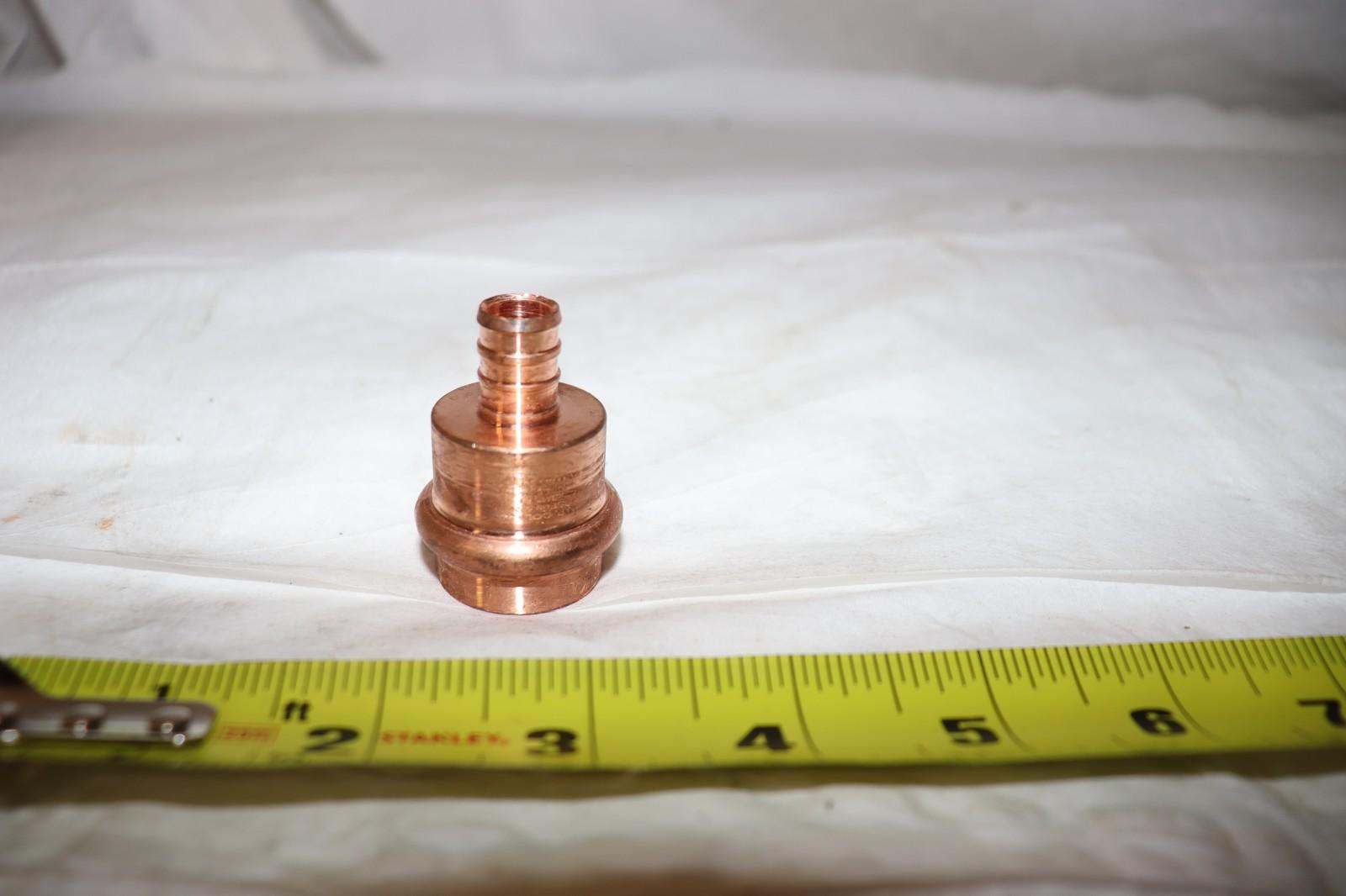 1 INCH COPPER TO 1/4 HOSE PRESS ON REDUCER FITTING