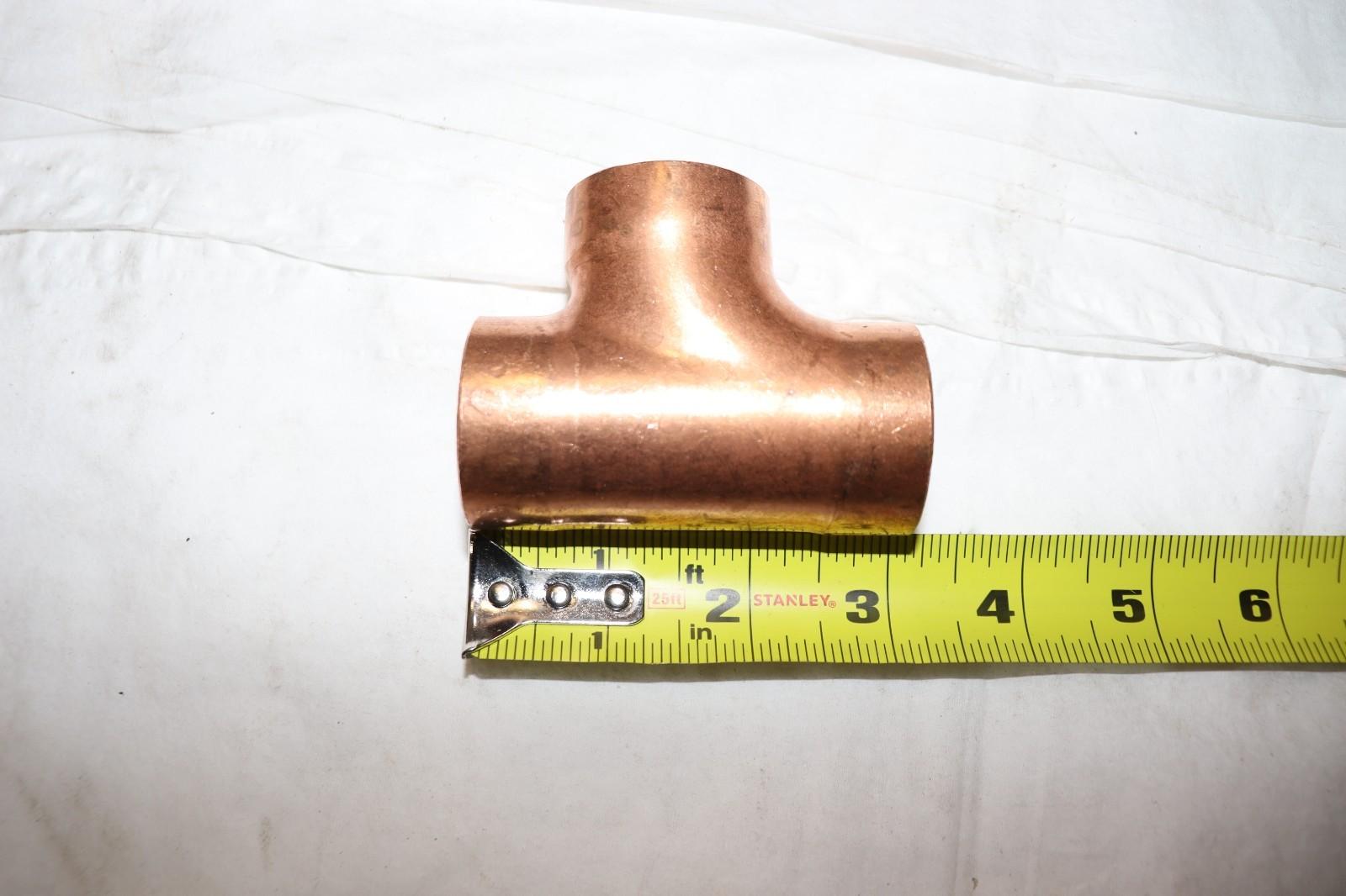 NIBCO C611 1-1/2" DWV Tee Wrot Copper C x C x C Fitting 1-1/2 In - New
