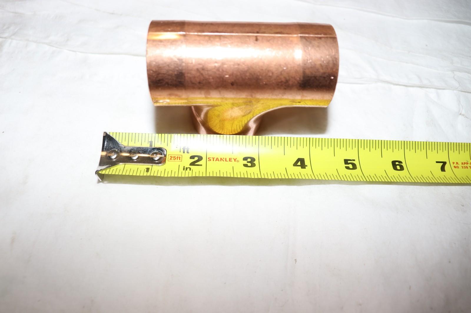 NIBCO C611 1-1/2" DWV Tee Wrot Copper C x C x C Fitting 1-1/2 In - New