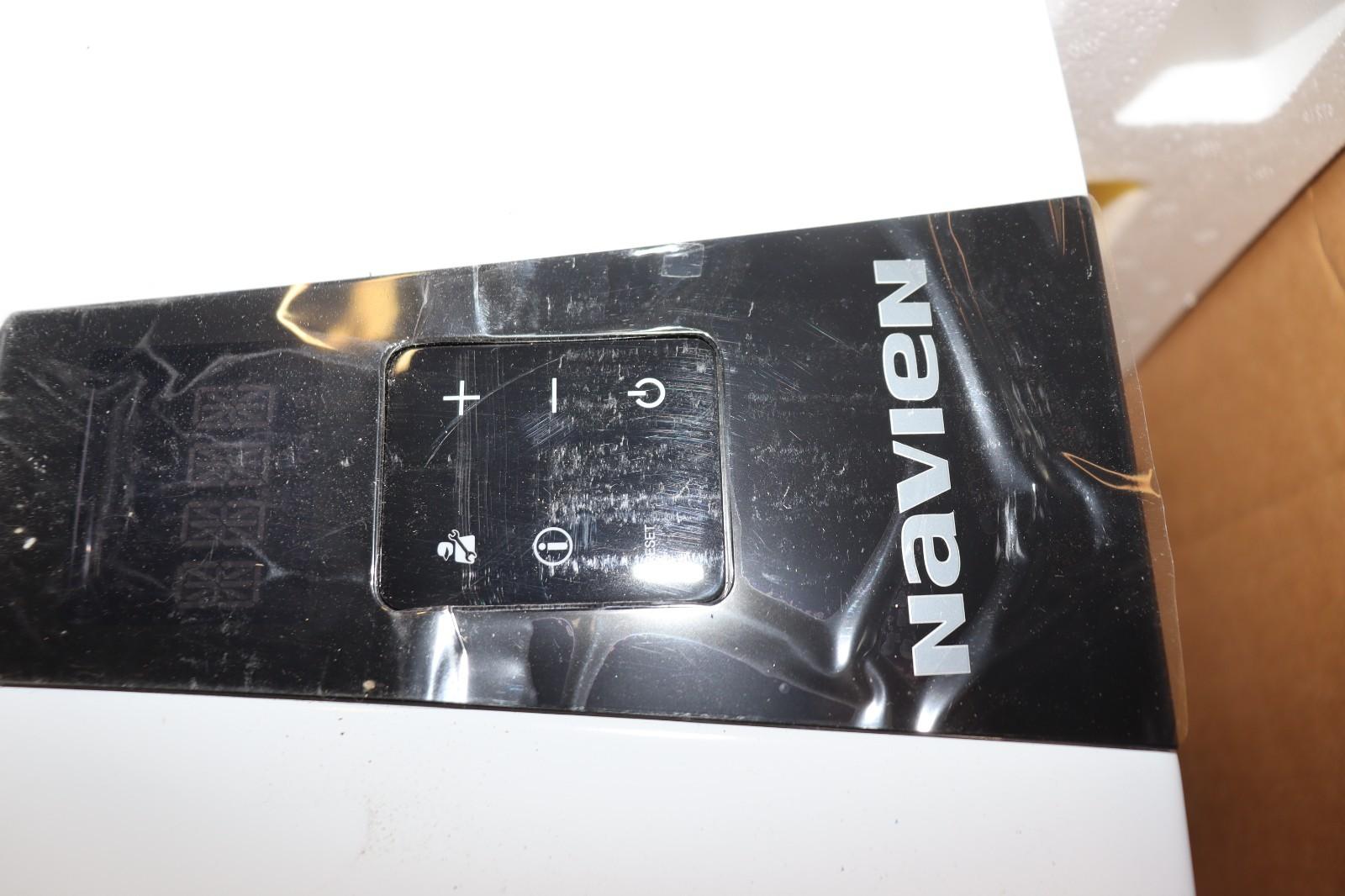 Navien NPN-160U Tankless Gas Water Heater Wi-Fi Indoor/Outdoor Brown Blue