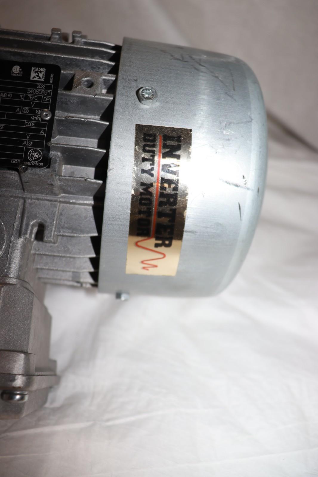 Nord SK80S/4 CUS 56C Motor 3/4HP W/ SK1SI50D-N56C-80S/4 CUS Gearbox 3PH 20:1 R