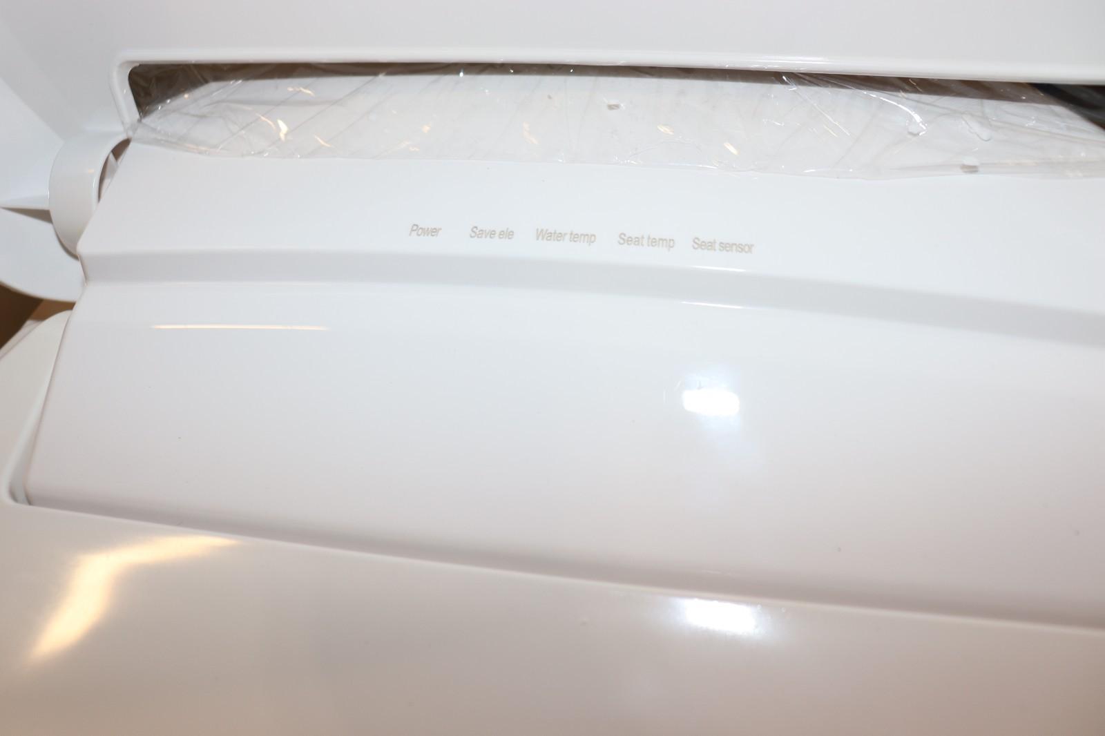 Toilet Homary 1.27 GPF Elongated Floor Mounted One Piece, Intelligent, Bidet