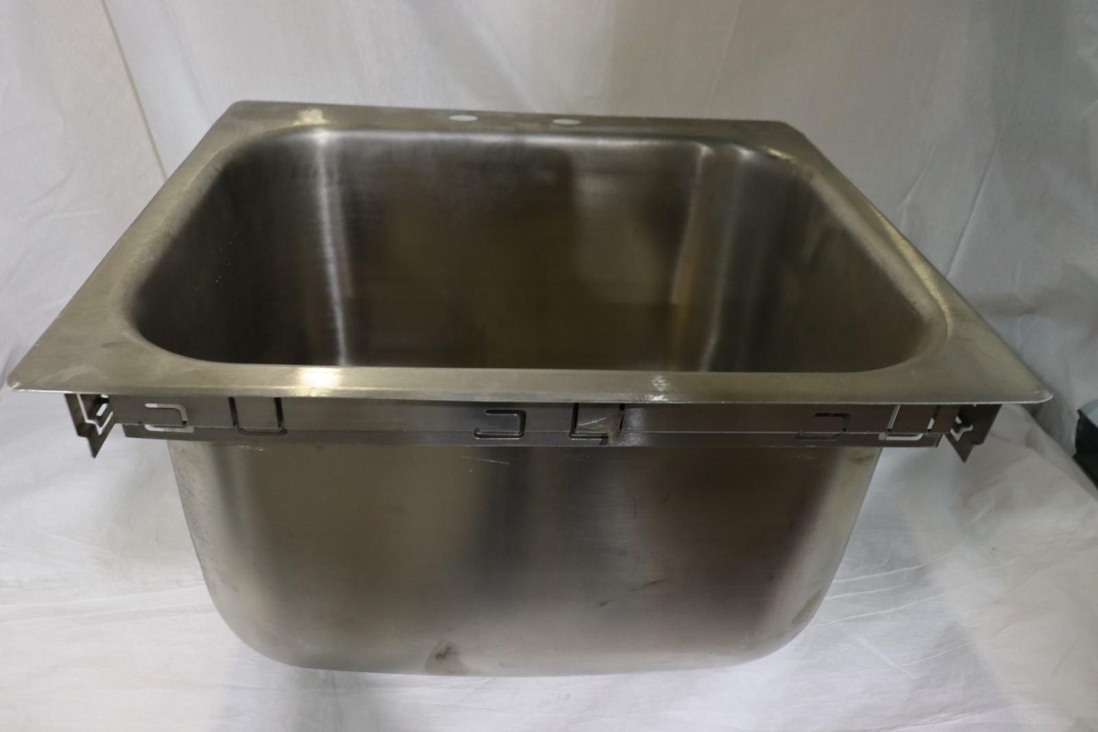Stainless Drop-In Sink, Eagle Group SR19-16-13.5-1 Self-Rimming
