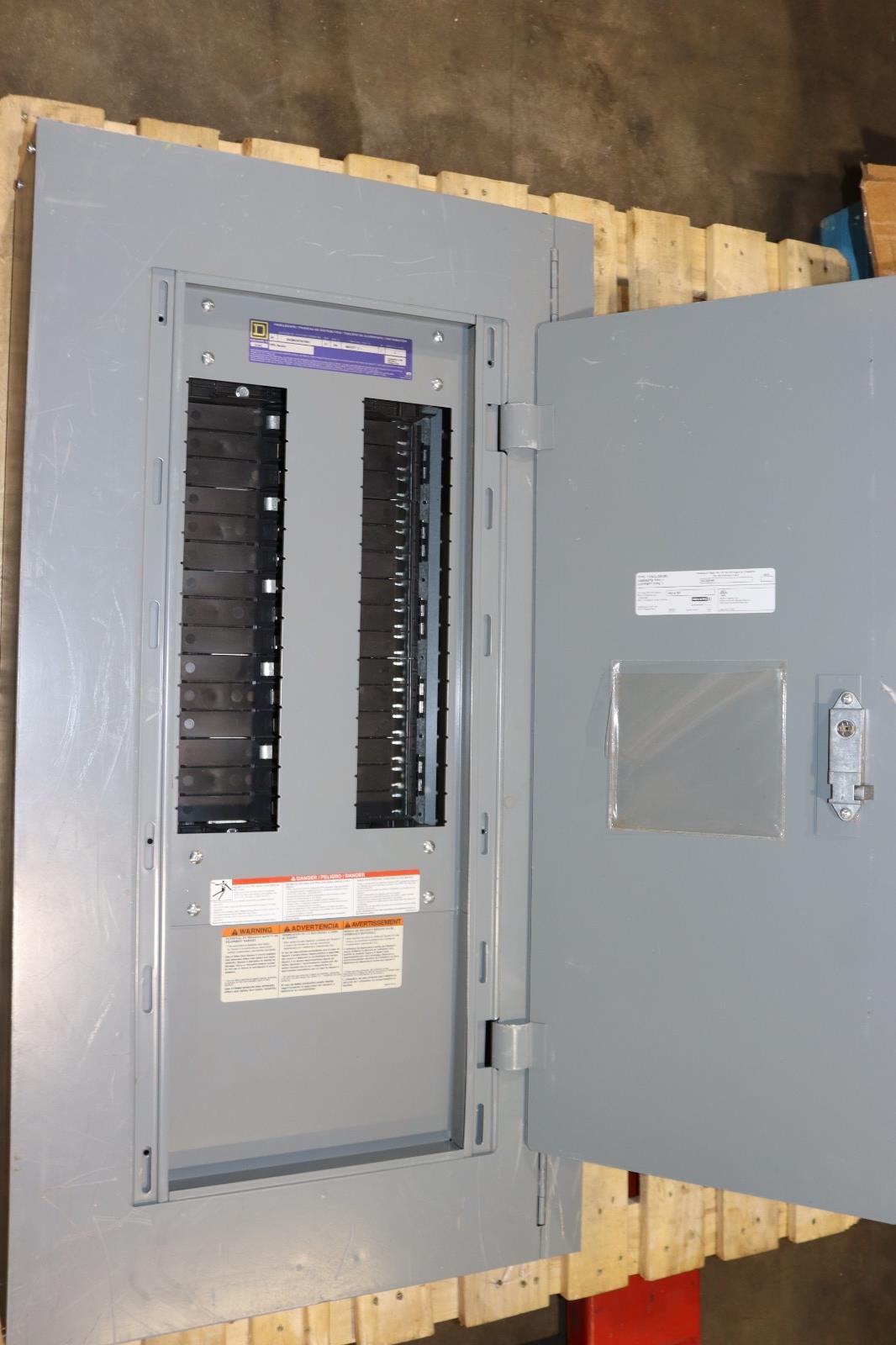 Square D NF or NQ Panel Box NC38SHR 250A 3PH 30 Space 480Y/277Y