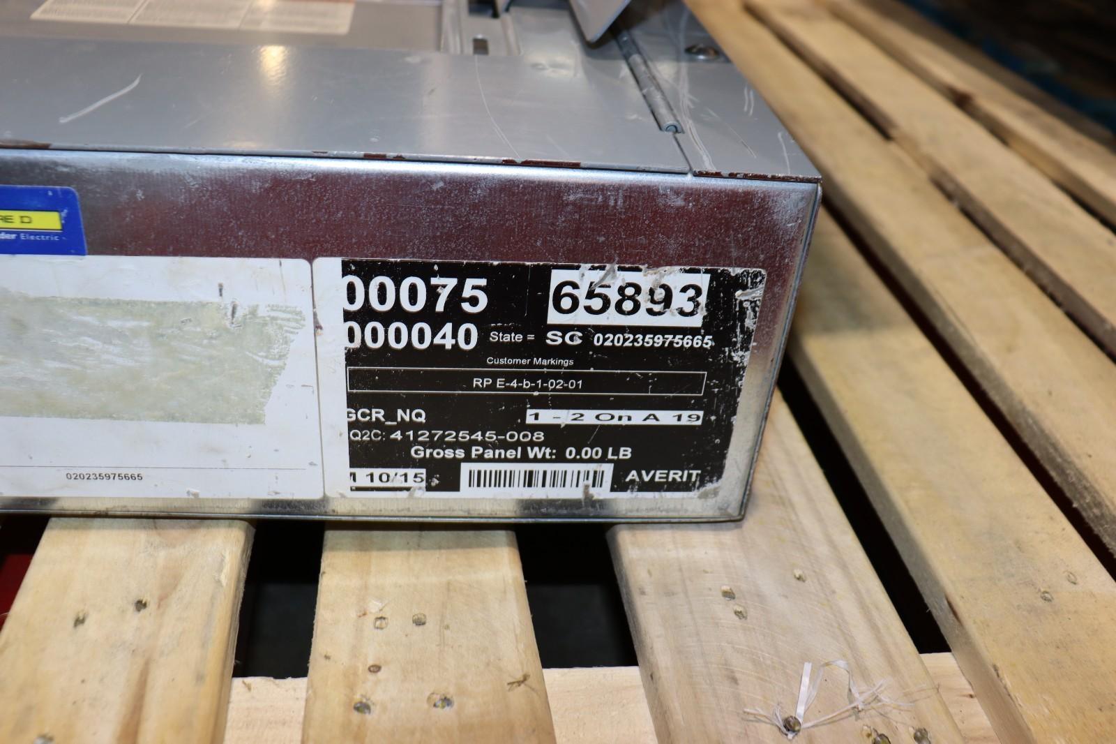 Square D NF or NQ Panel Box NC38SHR 250A 3PH 30 Space 480Y/277Y