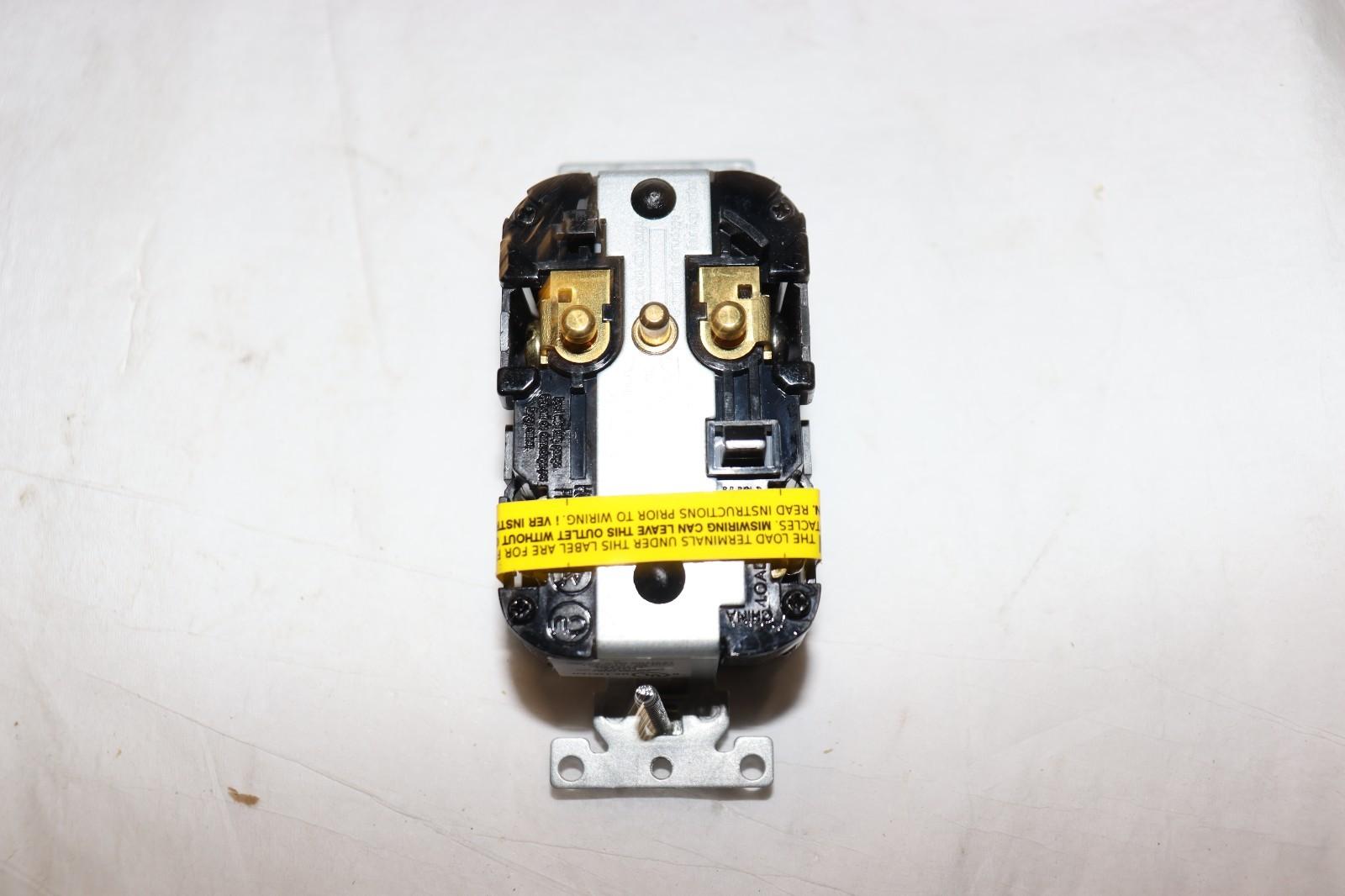 LEVITON MGFN2-E 20A 125V RECEPTACLE, Self Test GFCI Outlet, Black, Lev-Lock