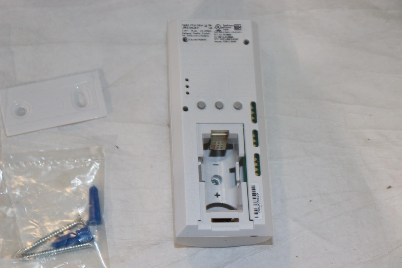 Lutron LRF2-OHLB-P-WH Radio Power Saver, Hallway, Occupancy/Vacancy Sensor