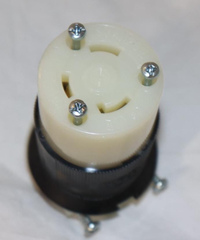 2 Pack - Hubbell Twist-Lock Plug HBL2623, 30A, 250V, 2 Pole, 3 Wire - Northside Material Brokers