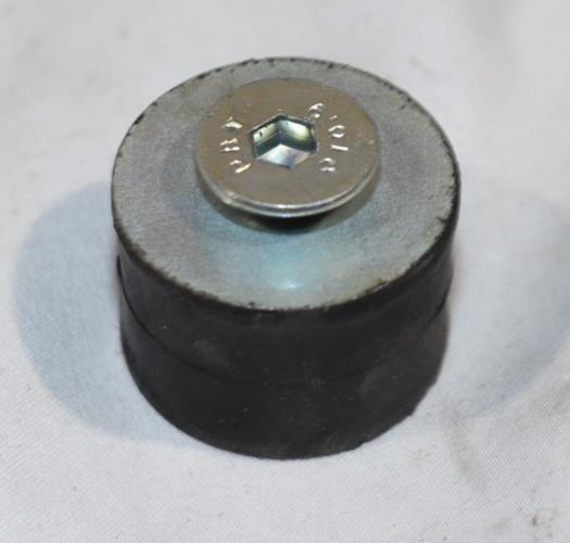 2 PACK - Vibration Isolator M6, Black, w/ Hex Bolt, L20NSTH6 - Northside Material Brokers