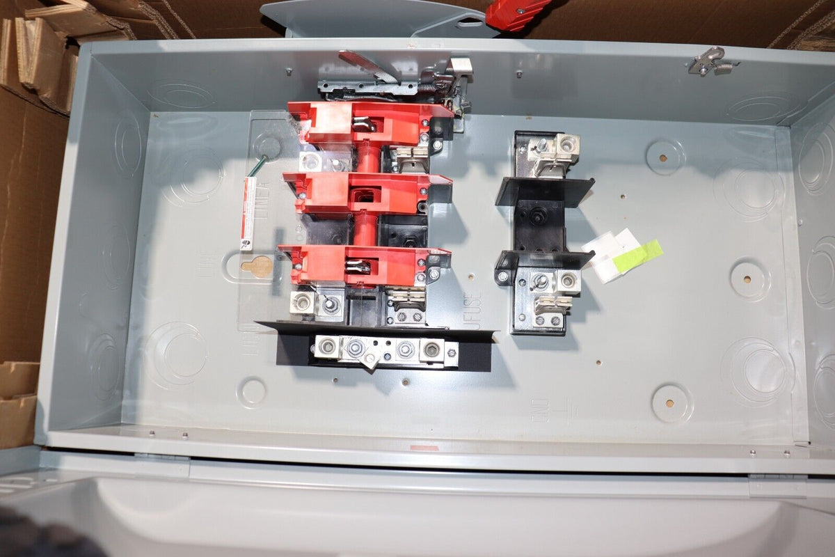 200 Amp 2 Pole 240 Volt Siemens HF224N Fusible Safety Switch Heavy Duty Nema 1 - Northside Material Brokers