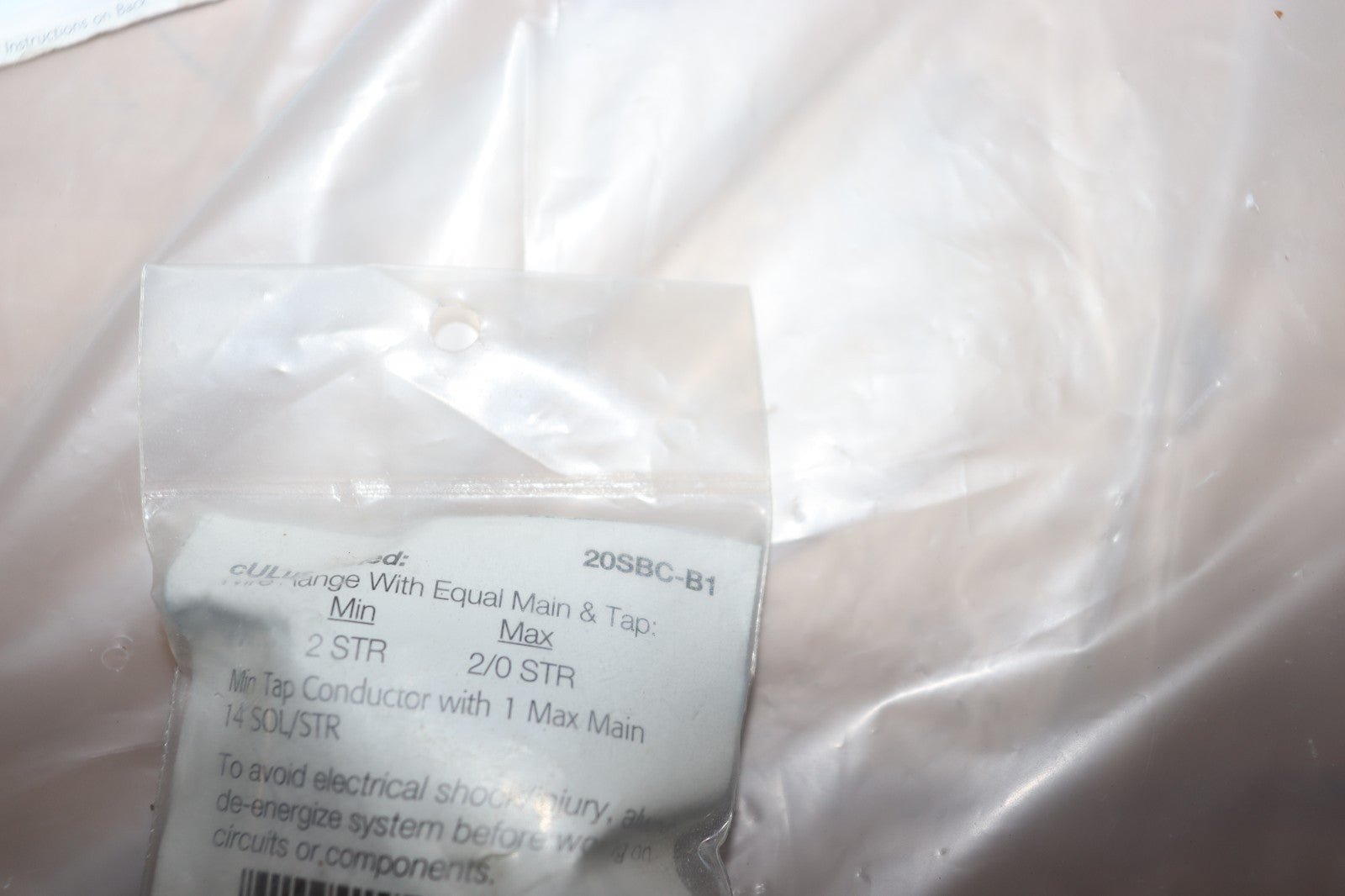20SBC-B1 Thomas&Betts Blackburn Split-Bolt Connector 20SBC-B1-5 475510 - Northside Material Brokers