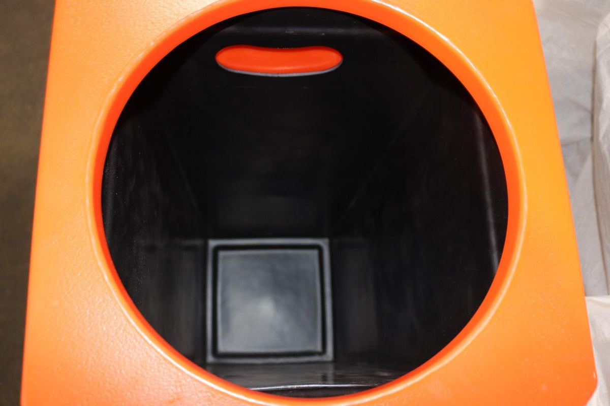 22 GALLON TRASH CAN ORANGE - Northside Material Brokers