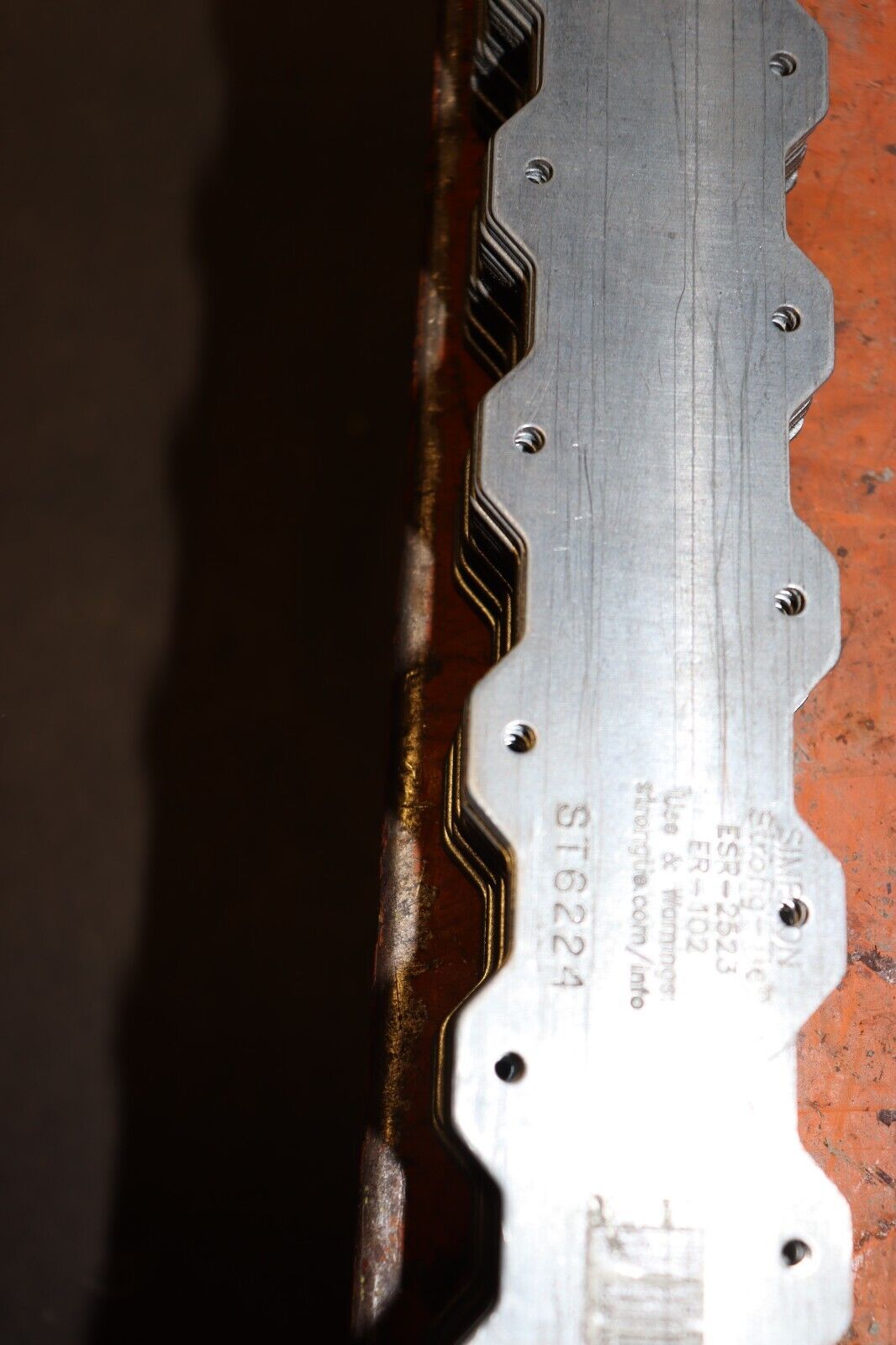 25 PACK - Simpson ST6224 Zinc Galvanized Precut Strap Tie 16 Gauge x 23-5/16 Inc - Northside Material Brokers
