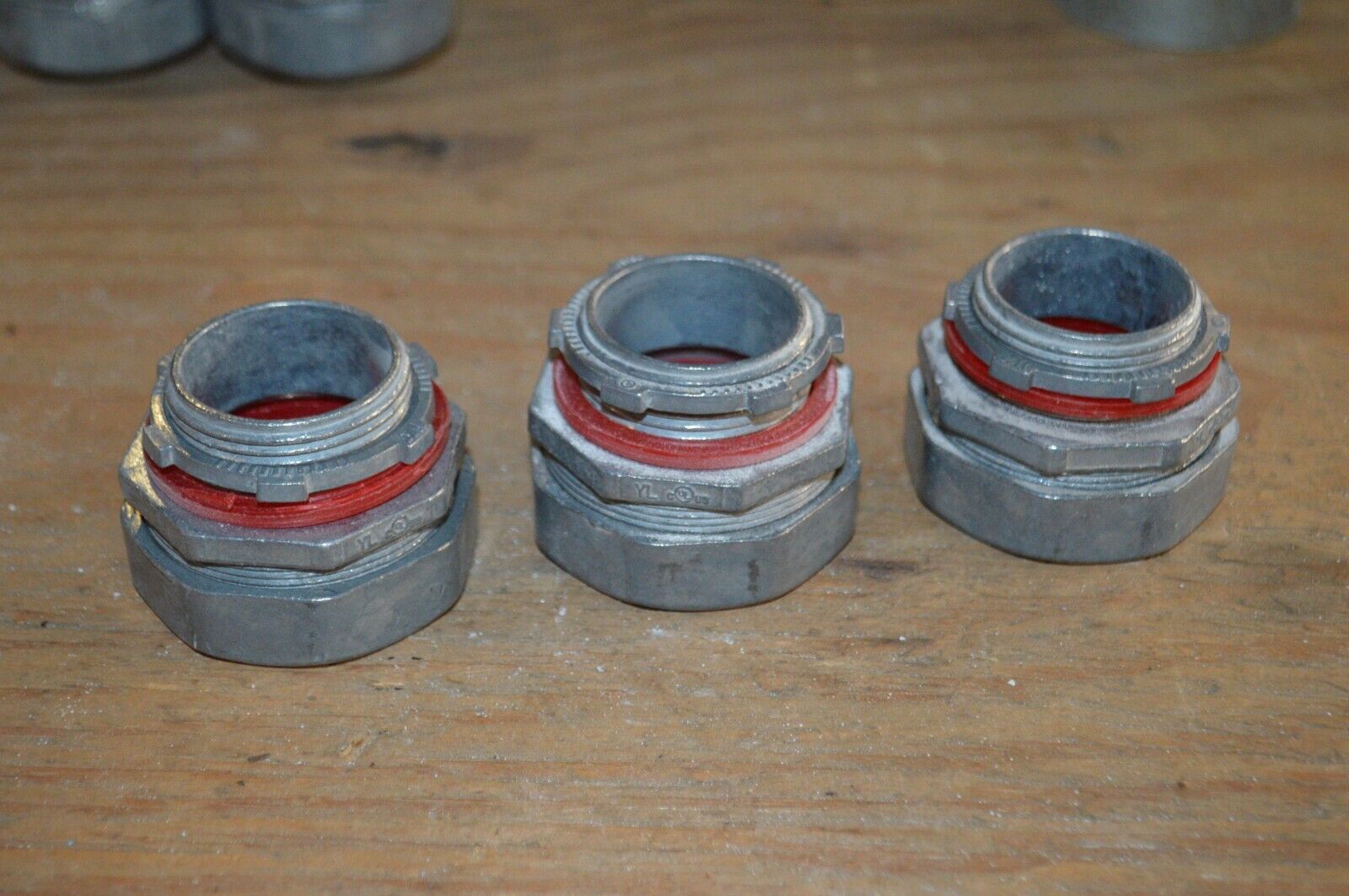 3 PACK, 1-1/2 ALUMINUM WATER TIGHT CONDUIT COUPLING - Northside Material Brokers
