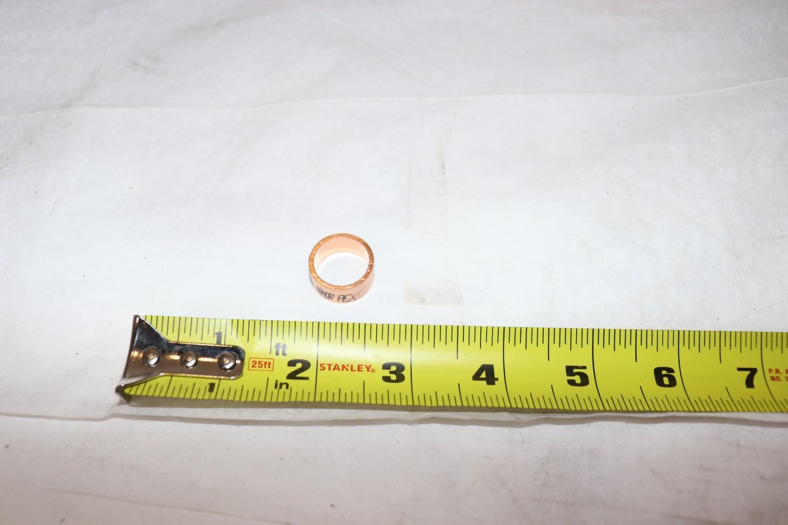 3/4 PEX COPPER CLAMP RING WATER AMR, BAG OF 15 - Northside Material Brokers