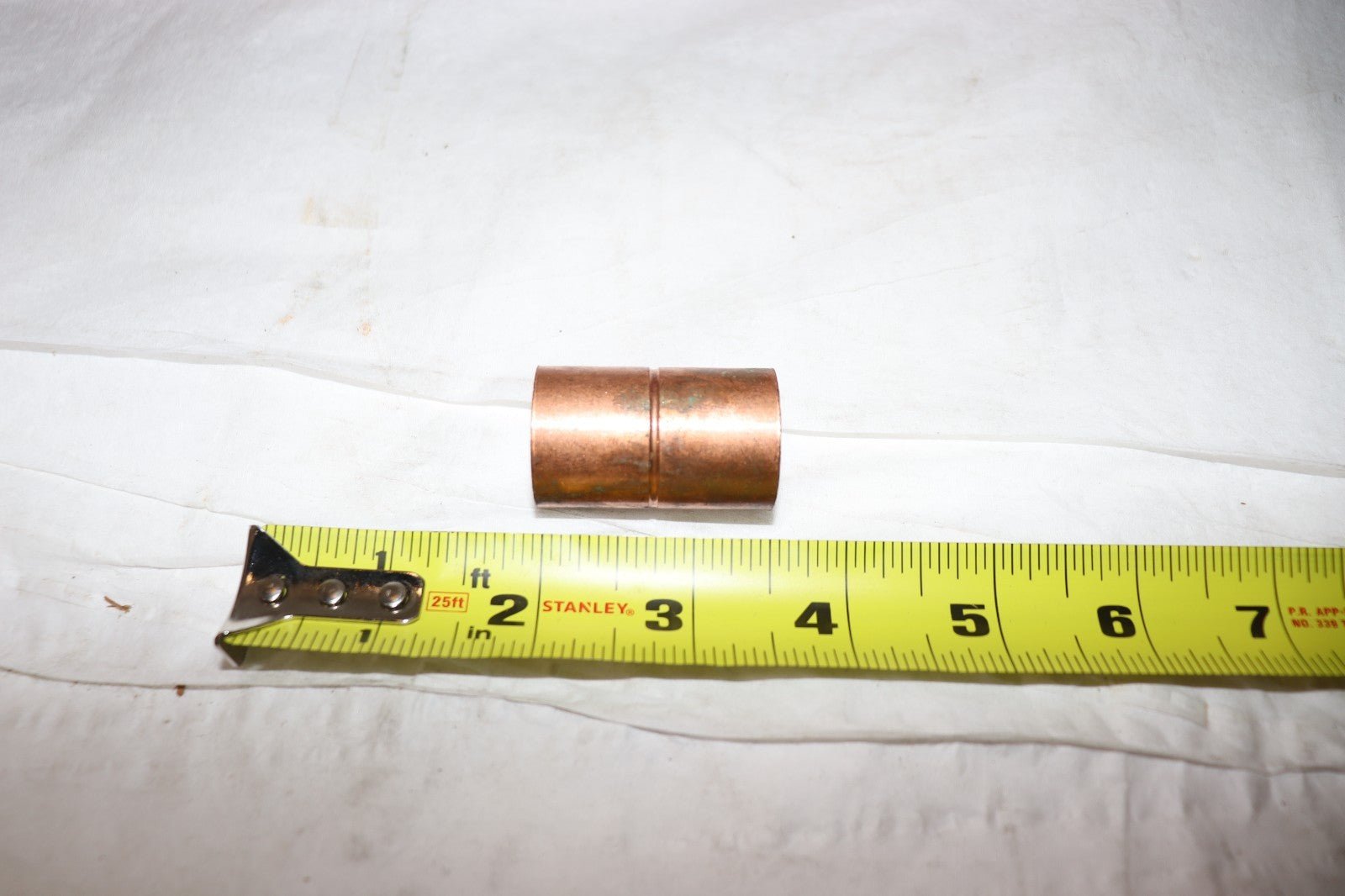 3/4 X 3/4 COPPER SWEAT COUPLER WITH STOP, 4 PACK - Northside Material Brokers
