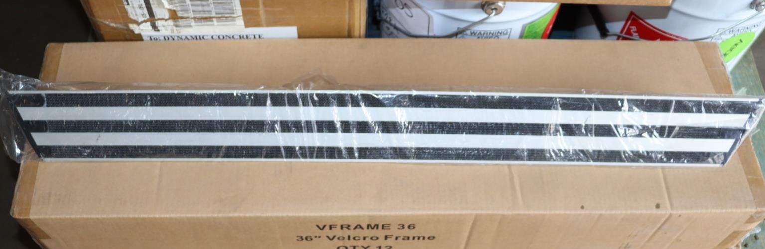 36" Vframe Microfiber Mop Flat Frames - 2 Pack - Northside Material Brokers