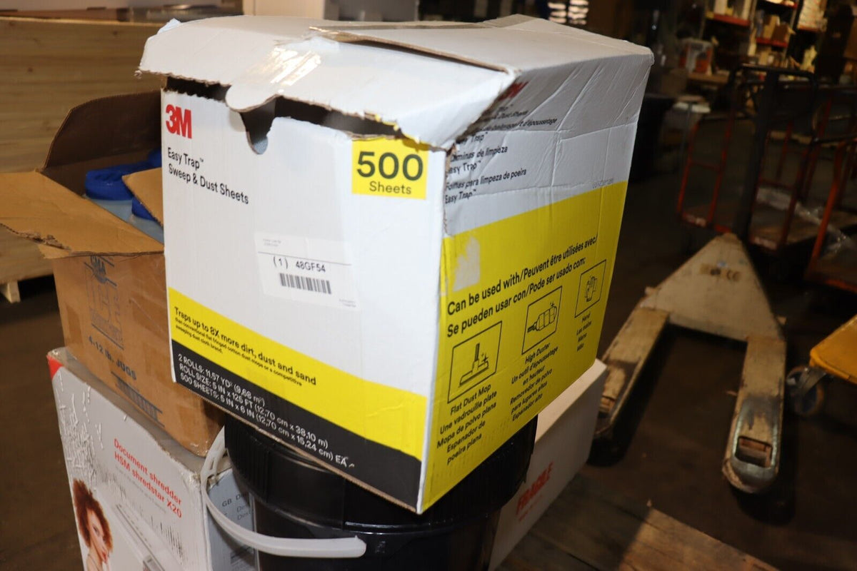 3M Dust Cloth: 5 in Lg, 6 in Wd, QTY 1,125 ft Roll Lg, 48GF54 - Northside Material Brokers