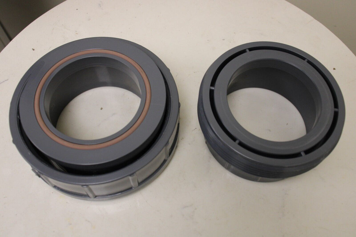 4 INCH X 4 INCH PVC FEMALE SLIP HUB UNION 150 PSI F1970 - Northside Material Brokers