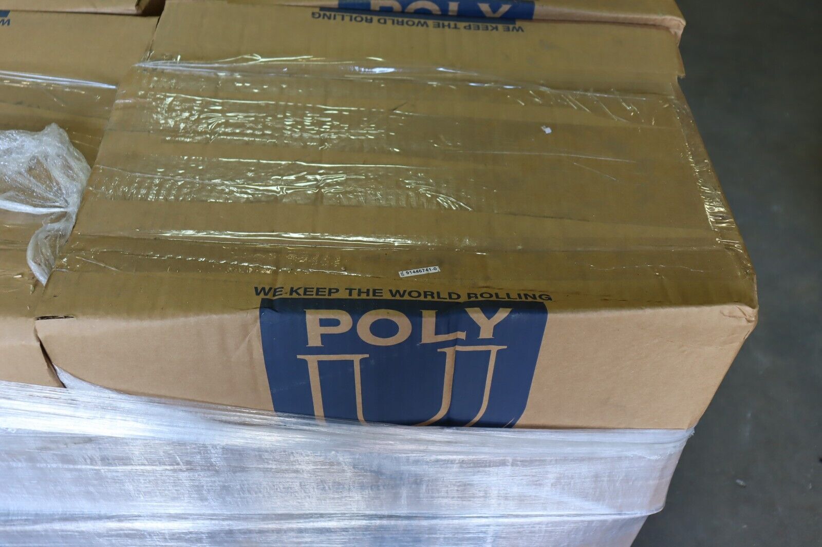 4 Pack - Caster; Swivel; 5" x 1-1/4"; PolyU on PolyO (Blue) - Northside Material Brokers