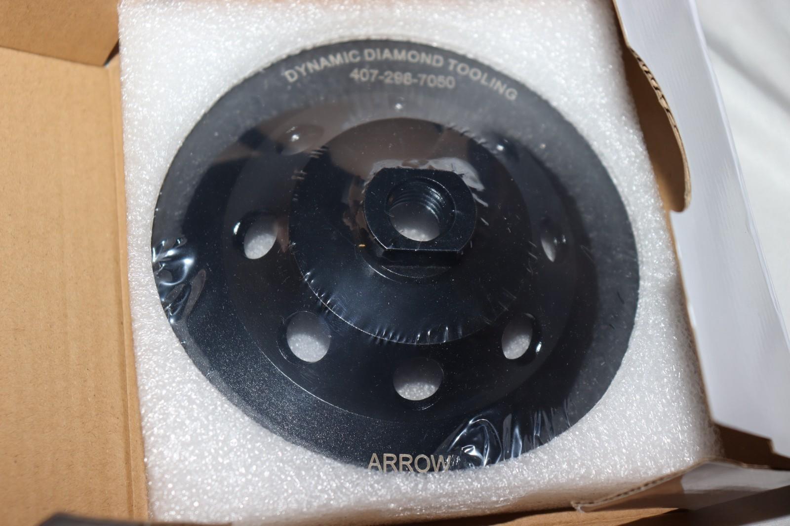 5 Inch CW5AR30 30/40 High Performance Diamond Grinding Wheel for Concrete, Arrow - Northside Material Brokers