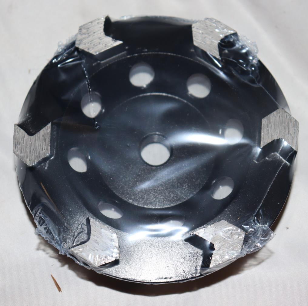 5 Inch CW5AR30 30/40 High Performance Diamond Grinding Wheel for Concrete, Arrow - Northside Material Brokers