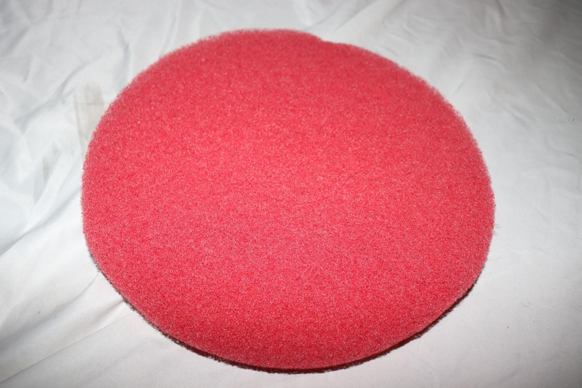 5 Pack Unitex FP-13RD-CS 13" Floor Pads Spray Buffing Red 3" Center Hole - Northside Material Brokers
