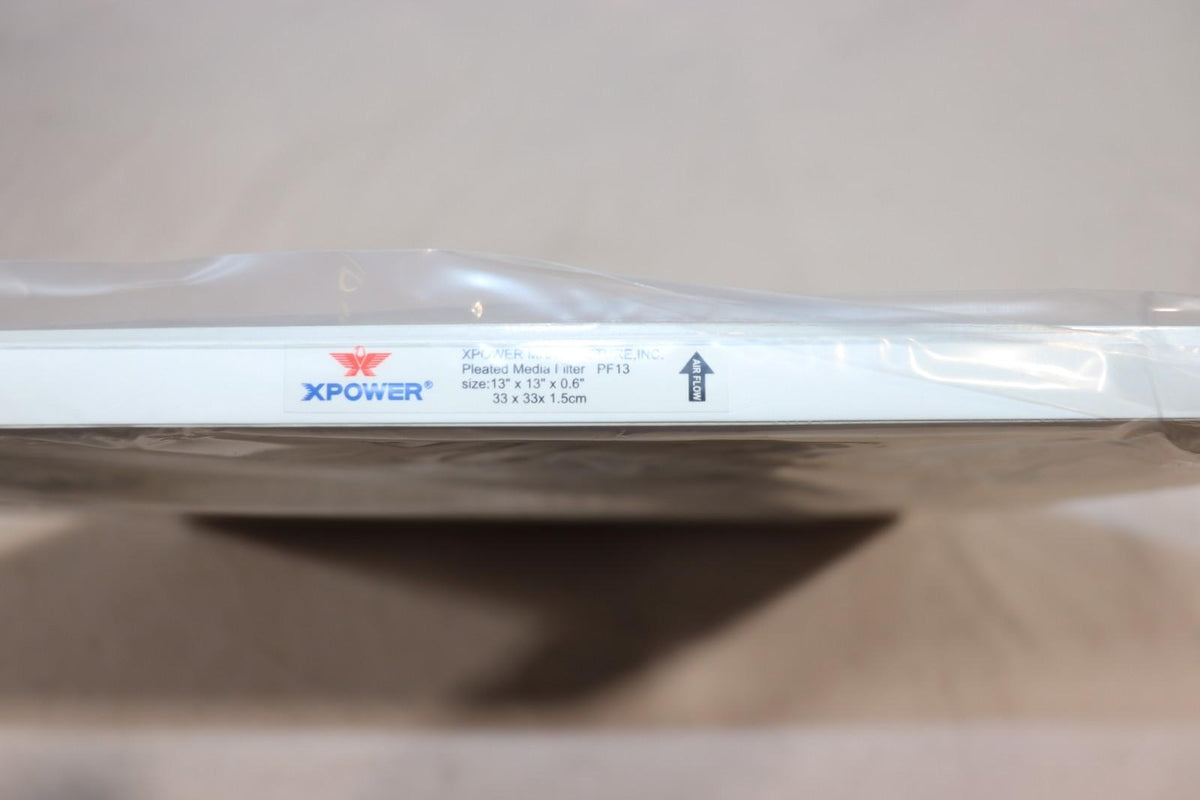 5 Pack XPOWER PF13 Air Scrubber 13″ x 13″ Pleated Media Filter - Northside Material Brokers